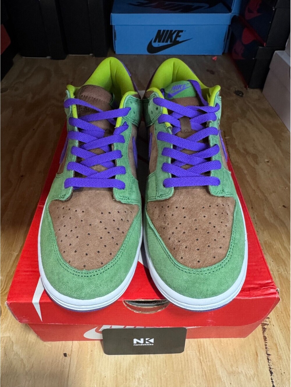 Nike Dunk Low SP Retro 'Veneer' DA1469-200 2020 MENS SIZE 9.5 - Picture 3 of 5